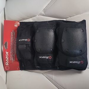RAZOR Multi-Sport Elbow/Knee Pads & Wrist Guards Size 8+/Youth